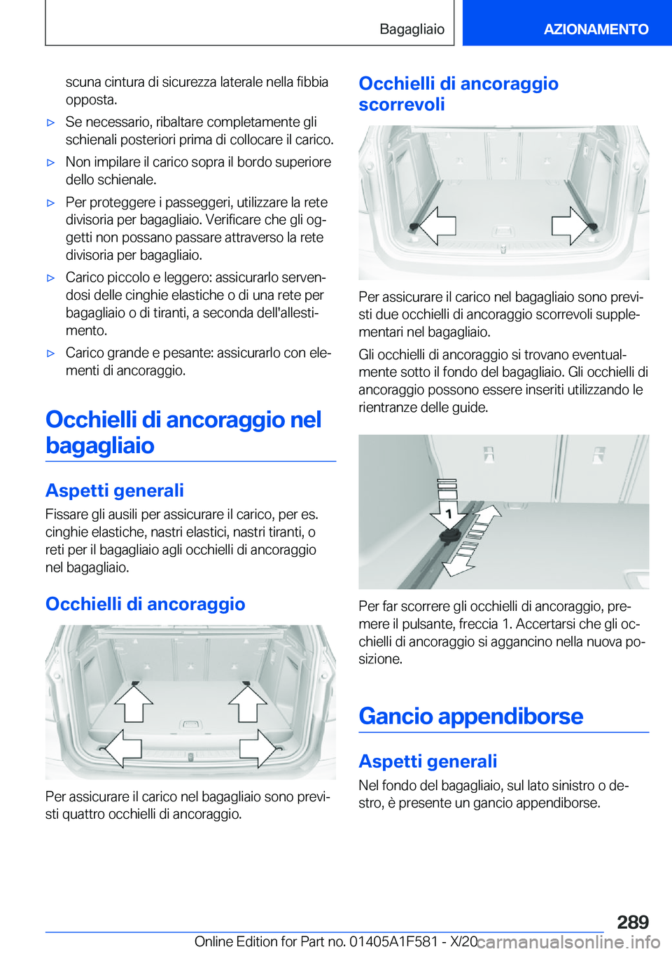 BMW X3 M 2021  Libretti Di Uso E manutenzione (in Italian) �s�c�u�n�a��c�i�n�t�u�r�a��d�i��s�i�c�u�r�e�z�z�a��l�a�t�e�r�a�l�e��n�e�l�l�a��f�i�b�b�i�a�o�p�p�o�s�t�a�.'x�S�e��n�e�c�e�s�s�a�r�i�o�,��r�i�b�a�l�t�a�r�e��c�o�m�p�l�e�t�a�m�e�n�t�e��g�l