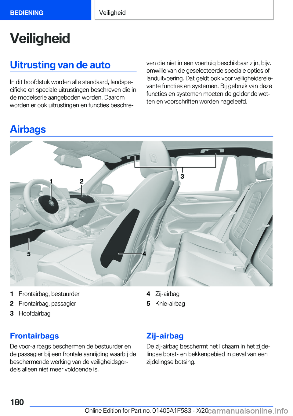 BMW X3 M 2021  Instructieboekjes (in Dutch) �V�e�i�l�i�g�h�e�i�d�U�i�t�r�u�s�t�i�n�g��v�a�n��d�e��a�u�t�o
�I�n��d�i�t��h�o�o�f�d�s�t�u�k��w�o�r�d�e�n��a�l�l�e��s�t�a�n�d�a�a�r�d�,��l�a�n�d�s�p�ej�c�i�f�i�e�k�e��e�n��s�p�e�c�i�a�l�e�