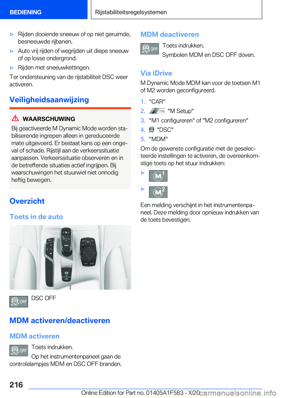 BMW X3 M 2021  Instructieboekjes (in Dutch) 'x�R�i�j�d�e�n��d�o�o�i�e�n�d�e��s�n�e�e�u�w��o�f��o�p��n�i�e�t��g�e�r�u�i�m�d�e�,�b�e�s�n�e�e�u�w�d�e��r�i�j�b�a�n�e�n�.'x�A�u�t�o��v�r�i�j��r�i�j�d�e�n��o�f��w�e�g�r�i�j�d�e�n��u