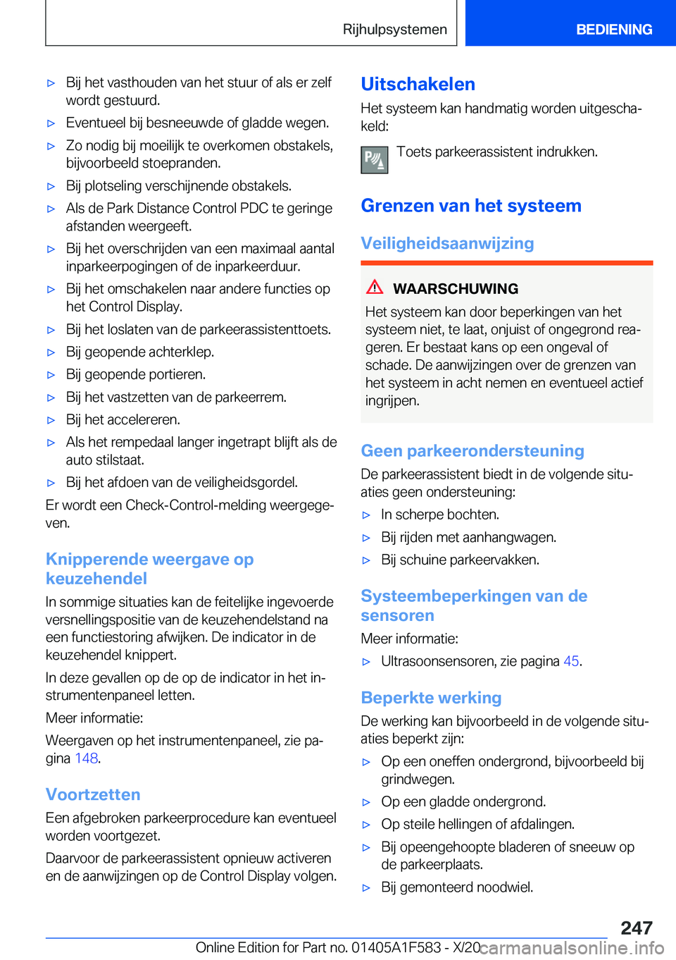 BMW X3 M 2021  Instructieboekjes (in Dutch) 'x�B�i�j��h�e�t��v�a�s�t�h�o�u�d�e�n��v�a�n��h�e�t��s�t�u�u�r��o�f��a�l�s��e�r��z�e�l�f
�w�o�r�d�t��g�e�s�t�u�u�r�d�.'x�E�v�e�n�t�u�e�e�l��b�i�j��b�e�s�n�e�e�u�w�d�e��o�f��g�l�a�
