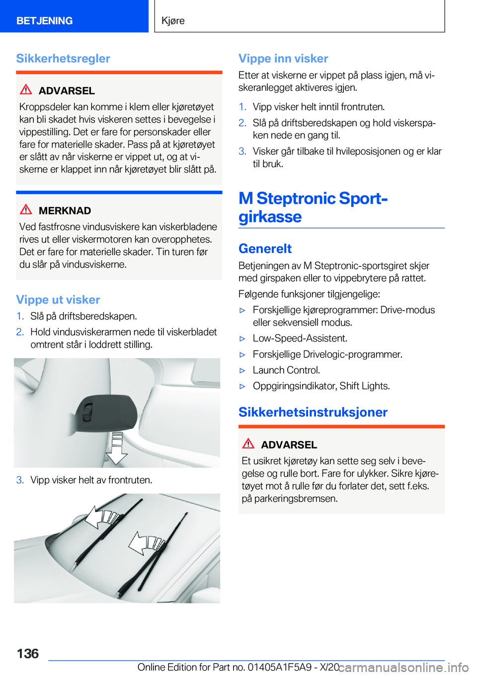 BMW X3 M 2021  InstruksjonsbØker (in Norwegian) �S�i�k�k�e�r�h�e�t�s�r�e�g�l�e�r
�A�D�V�A�R�S�E�L
�K�r�o�p�p�s�d�e�l�e�r��k�a�n��k�o�m�m�e��i��k�l�e�m��e�l�l�e�r��k�j�