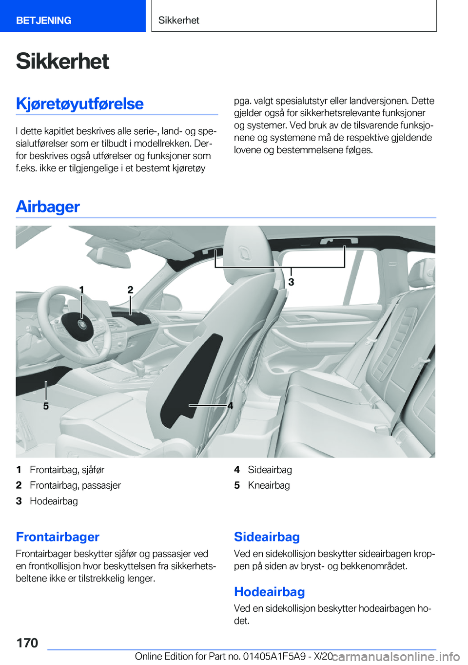 BMW X3 M 2021  InstruksjonsbØker (in Norwegian) �S�i�k�k�e�r�h�e�t�K�j�