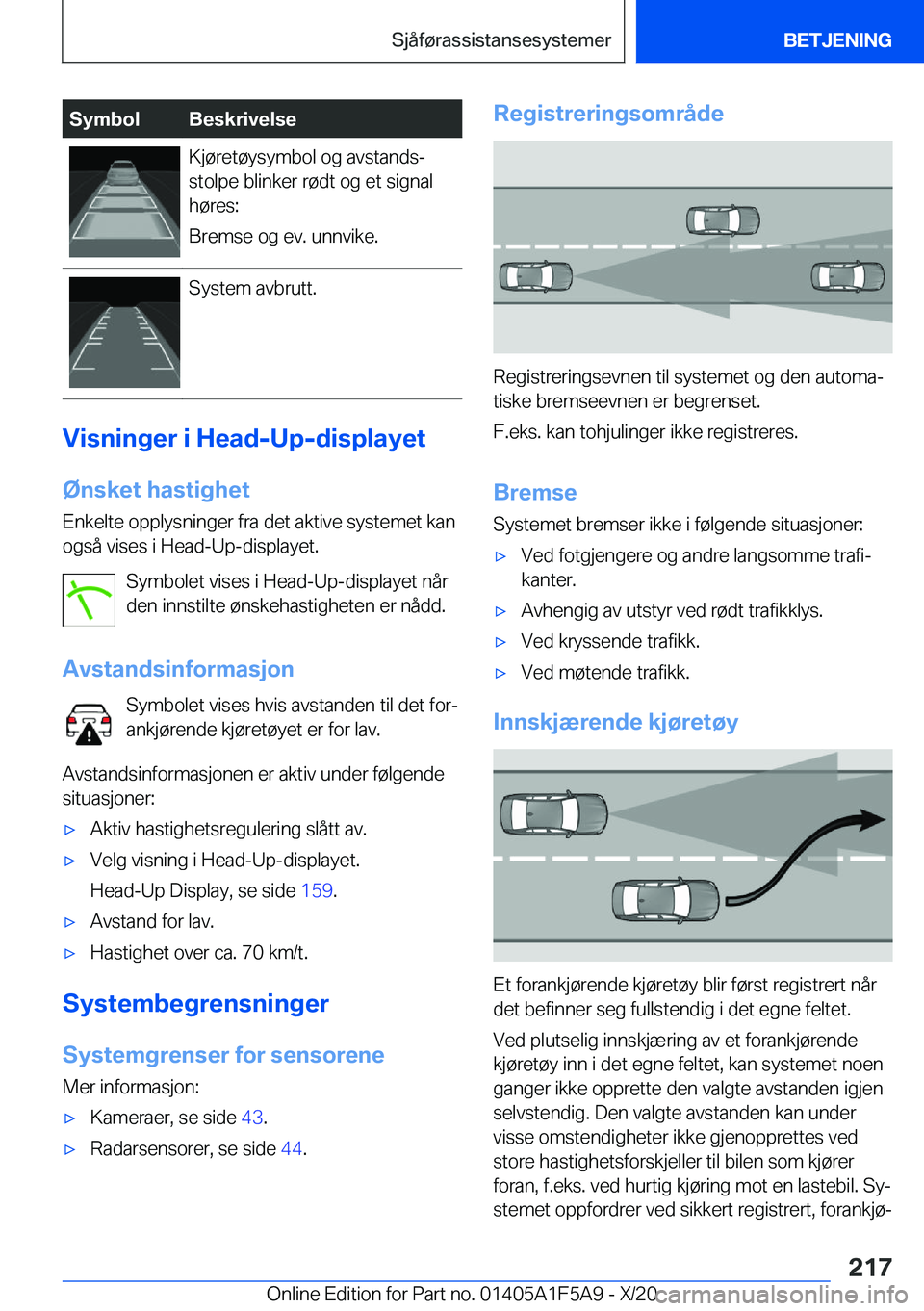 BMW X3 M 2021  InstruksjonsbØker (in Norwegian) �S�y�m�b�o�l�B�e�s�k�r�i�v�e�l�s�e�K�j�