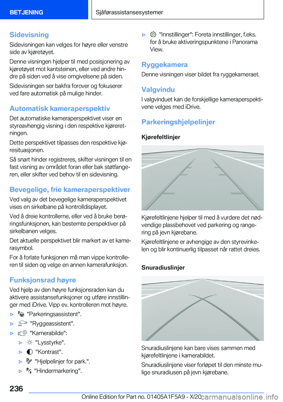 BMW X3 M 2021  InstruksjonsbØker (in Norwegian) �S�i�d�e�v�i�s�n�i�n�g
�S�i�d�e�v�i�s�n�i�n�g�e�n��k�a�n��v�e�l�g�e�s��f�o�r��h�