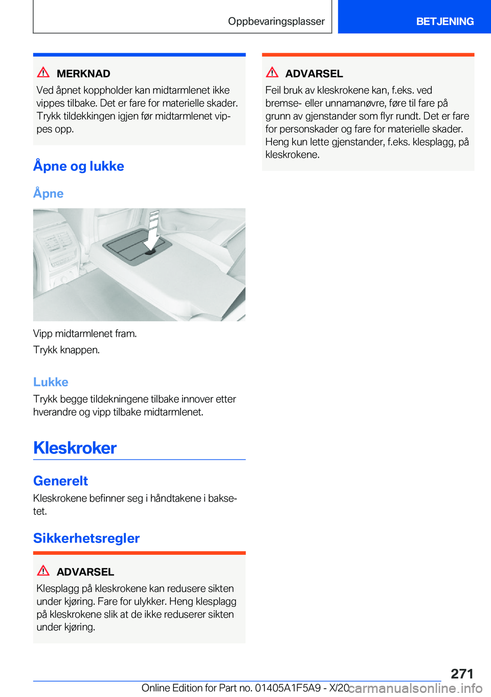 BMW X3 M 2021  InstruksjonsbØker (in Norwegian) �M�E�R�K�N�A�D
�V�e�d��å�p�n�e�t��k�o�p�p�h�o�l�d�e�r��k�a�n��m�i�d�t�a�r�m�l�e�n�e�t��i�k�k�e �v�i�p�p�e�s��t�i�l�b�a�k�e�.��D�e�t��e�r��f�a�r�e��f�o�r��m�a�t�e�r�i�e�l�l�e��s�k�a�d�e�r�