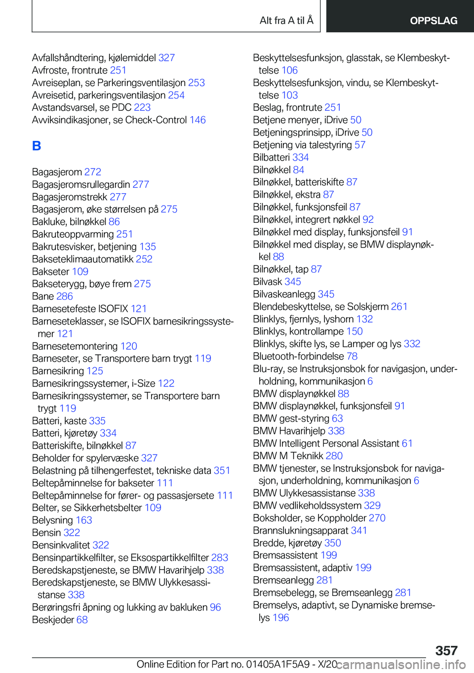 BMW X3 M 2021  InstruksjonsbØker (in Norwegian) �A�v�f�a�l�l�s�h�å�n�d�t�e�r�i�n�g�,��k�j�