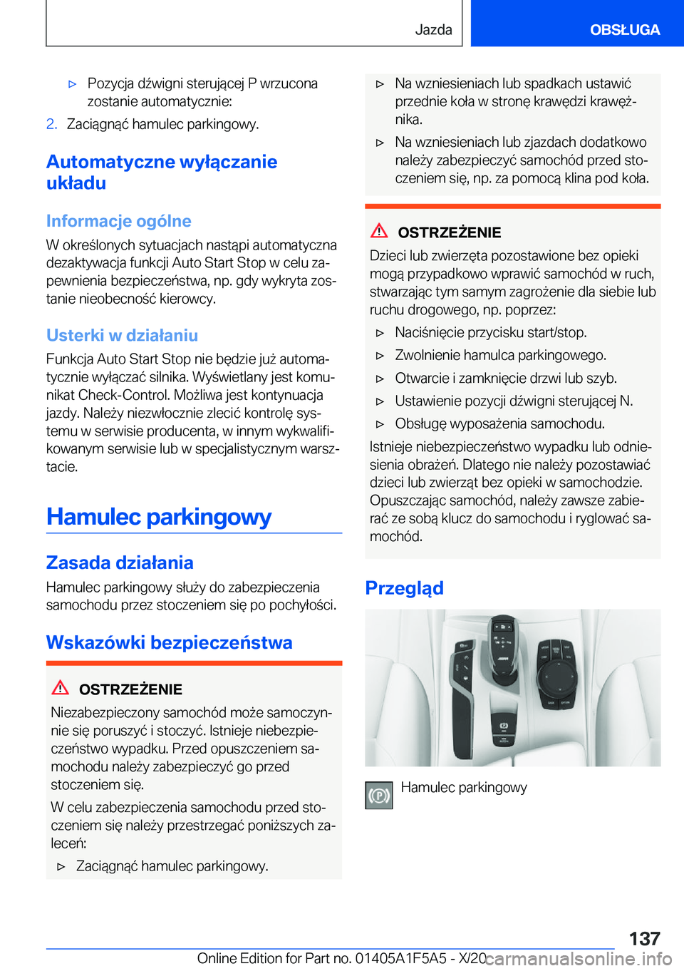 BMW X3 M 2021  Instrukcja obsługi (in Polish) 'x�P�o�z�y�c�j�a��d7�w�i�g�n�i��s�t�e�r�u�j�