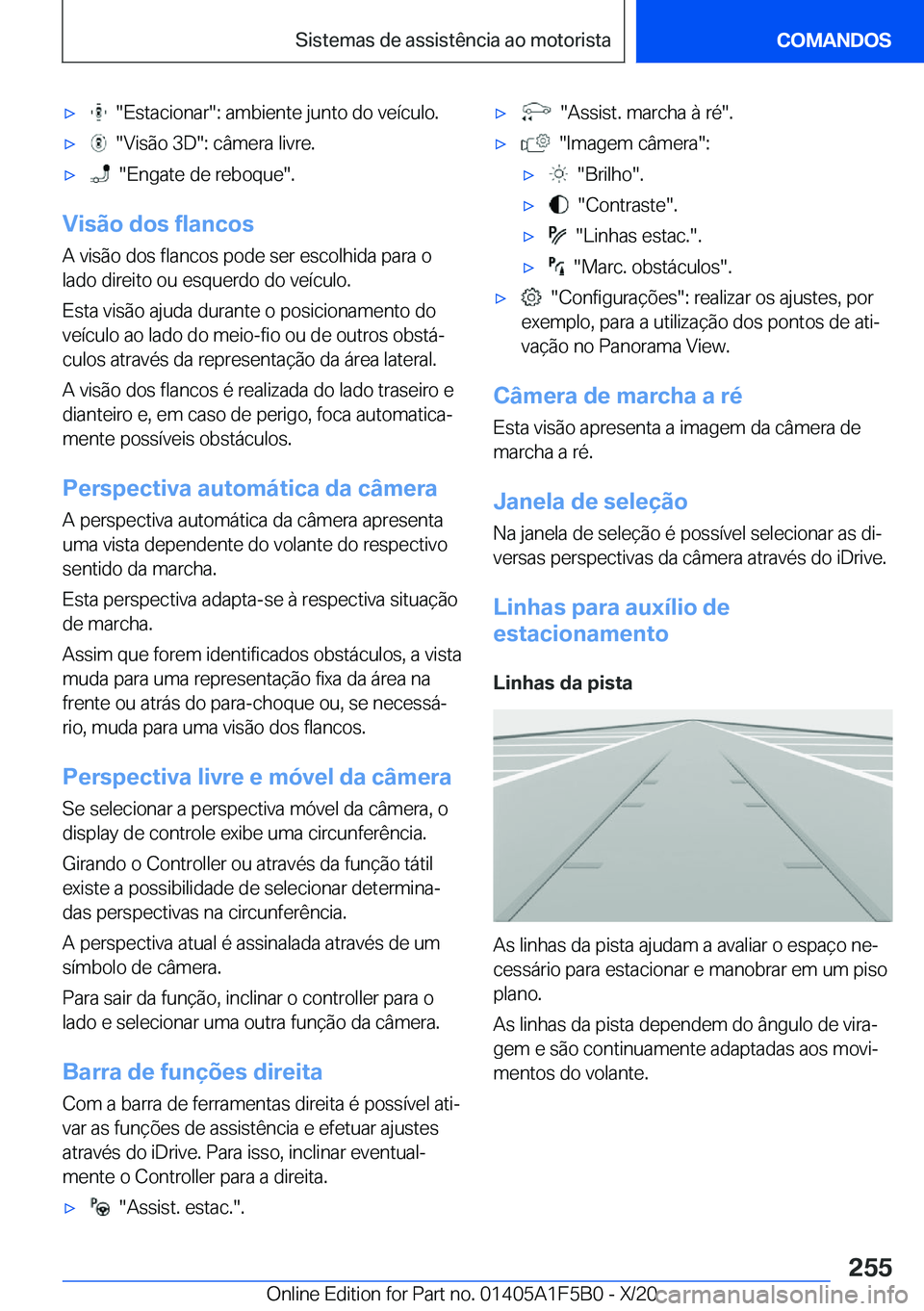 BMW X3 M 2021  Manual do condutor (in Portuguese) 'x����E�s�t�a�c�i�o�n�a�r��:��a�m�b�i�e�n�t�e��j�u�n�t�o��d�o��v�e�