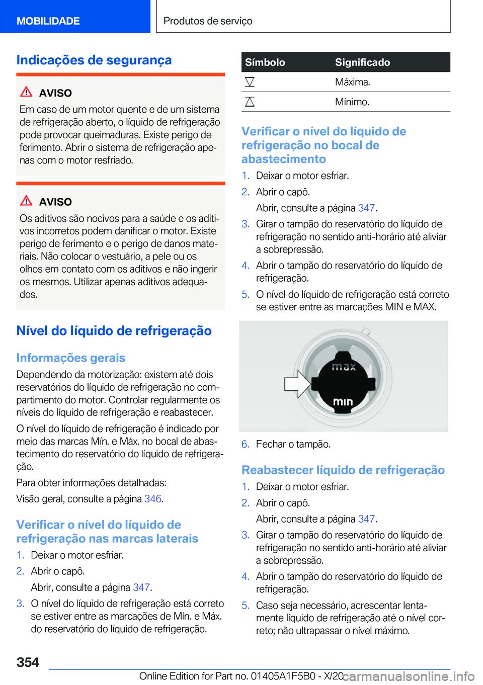 BMW X3 M 2021  Manual do condutor (in Portuguese) �I�n�d�i�c�a�