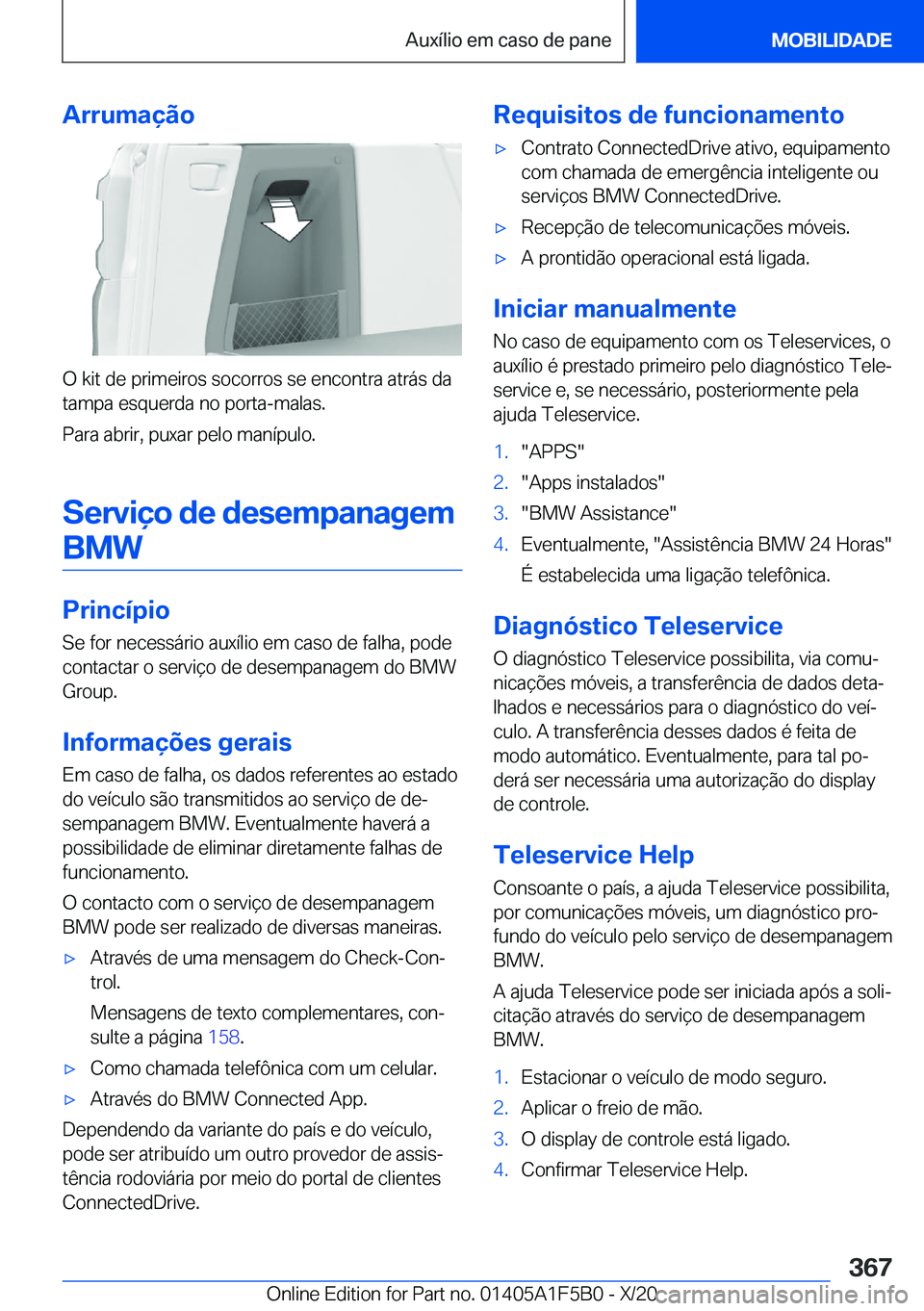 BMW X3 M 2021  Manual do condutor (in Portuguese) �A�r�r�u�m�a�