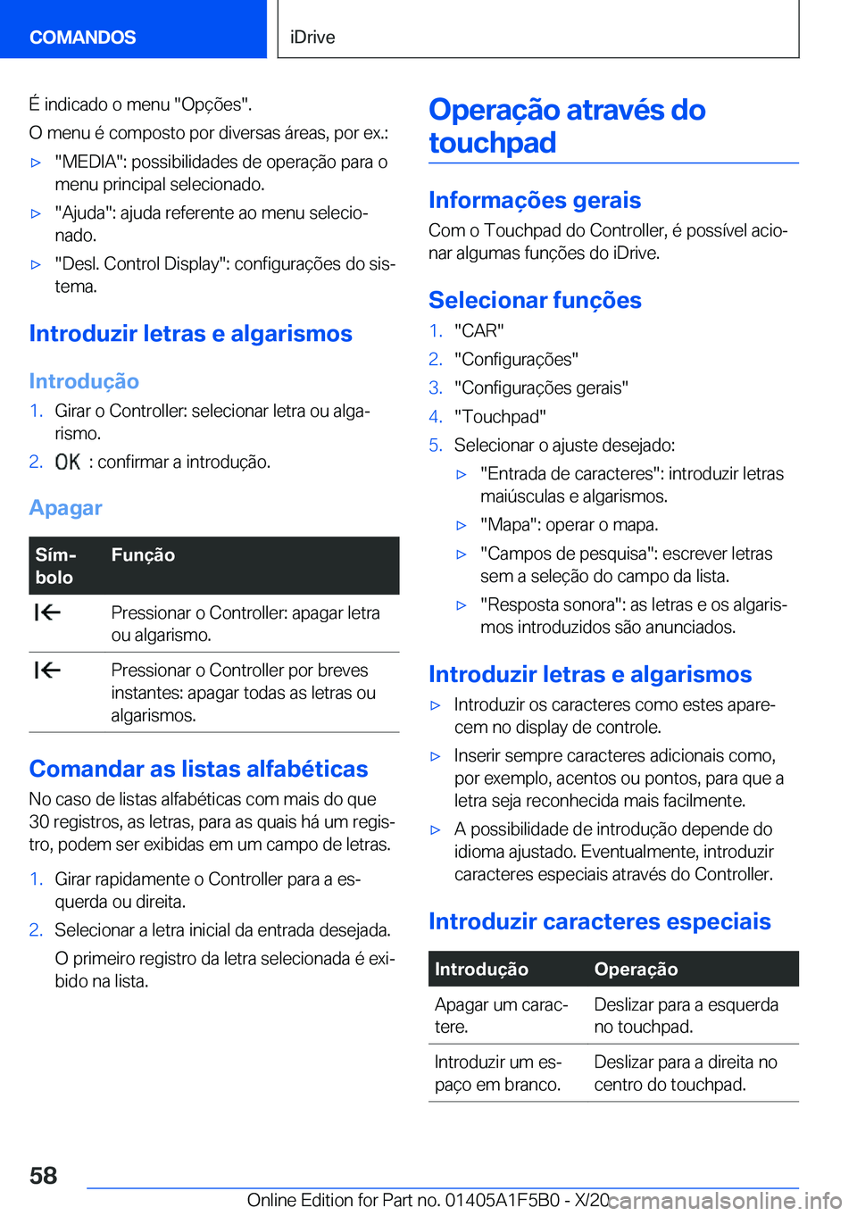 BMW X3 M 2021  Manual do condutor (in Portuguese) �