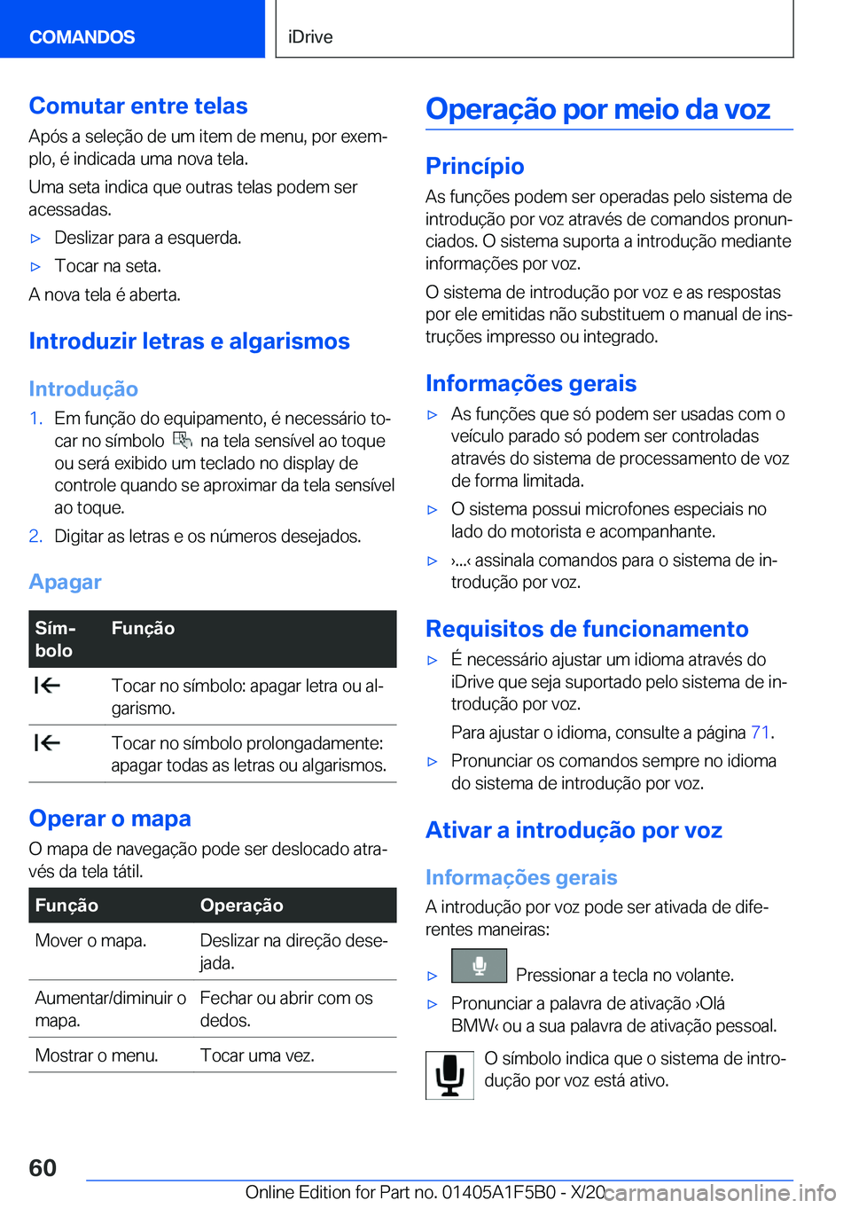 BMW X3 M 2021  Manual do condutor (in Portuguese) �C�o�m�u�t�a�r��e�n�t�r�e��t�e�l�a�s
�A�p�ó�s��a��s�e�l�e�