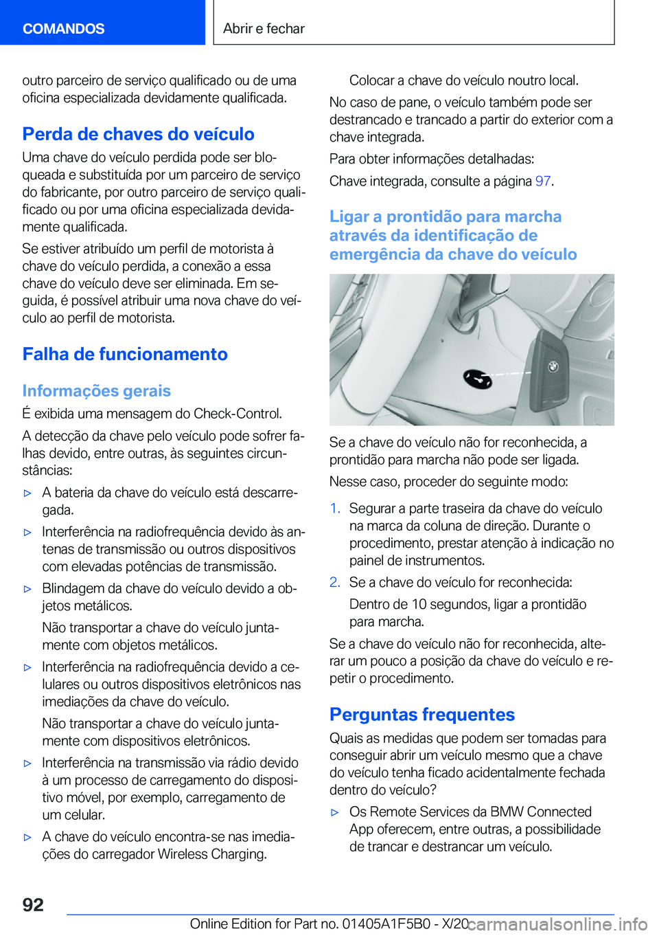BMW X3 M 2021  Manual do condutor (in Portuguese) �o�u�t�r�o��p�a�r�c�e�i�r�o��d�e��s�e�r�v�i�