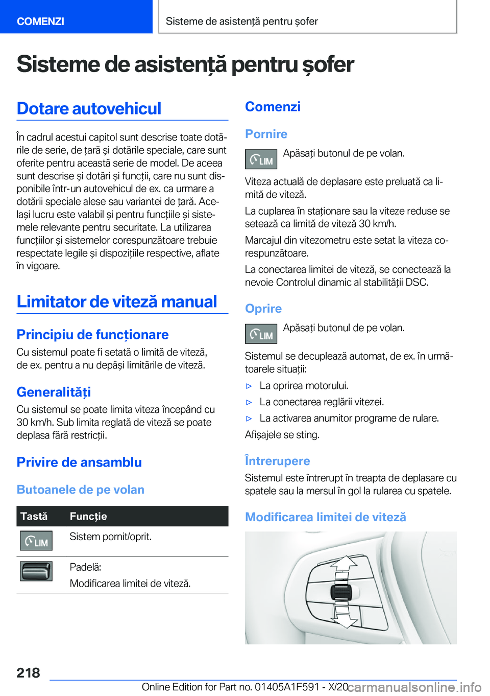 BMW X3 M 2021  Ghiduri De Utilizare (in Romanian) �S�i�s�t�e�m�e��d�e��a�s�i�s�t�e�n�