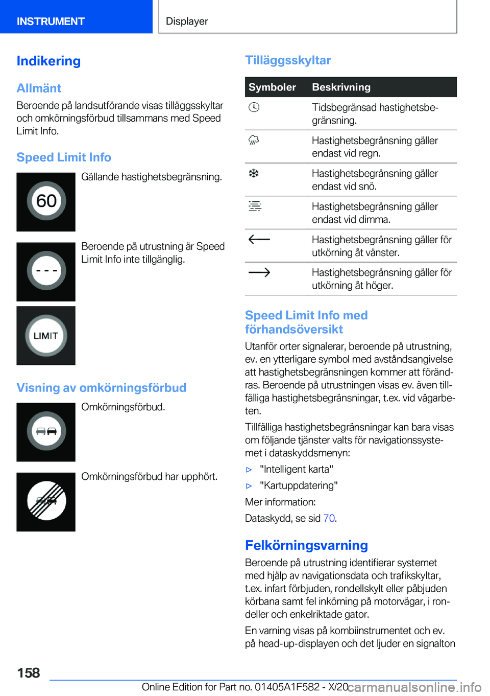 BMW X3 M 2021  InstruktionsbÖcker (in Swedish) �I�n�d�i�k�e�r�i�n�g
�A�l�l�m�ä�n�t �B�e�r�o�e�n�d�e��p�å��l�a�n�d�s�u�t�f�