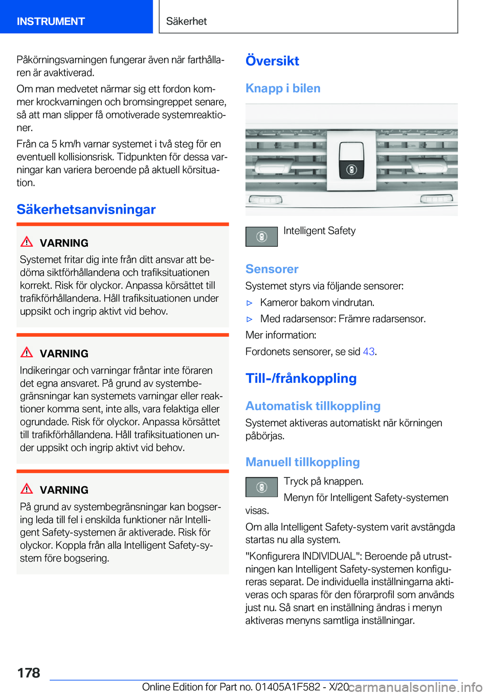 BMW X3 M 2021  InstruktionsbÖcker (in Swedish) �P�å�k�