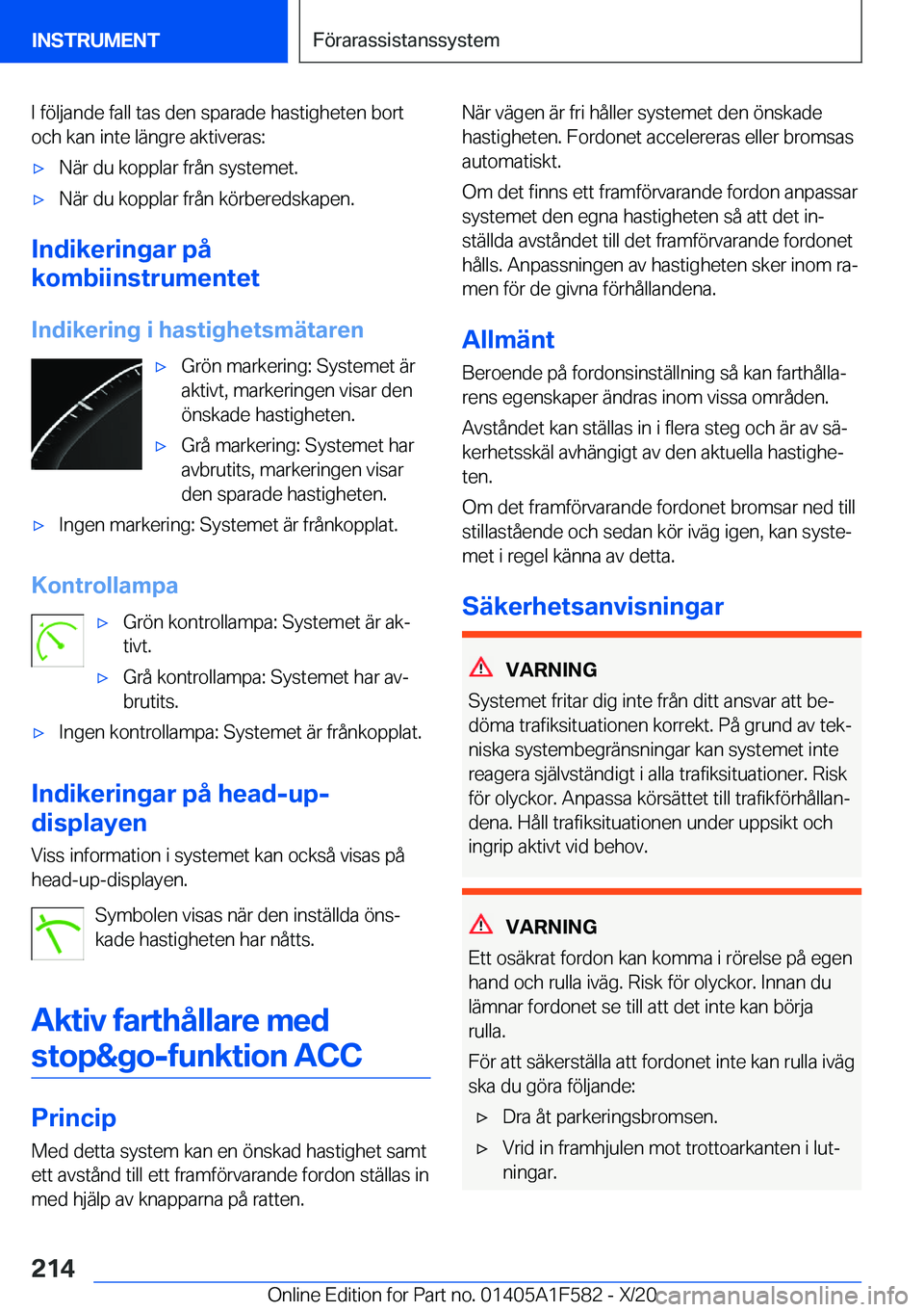 BMW X3 M 2021  InstruktionsbÖcker (in Swedish) �I��f�