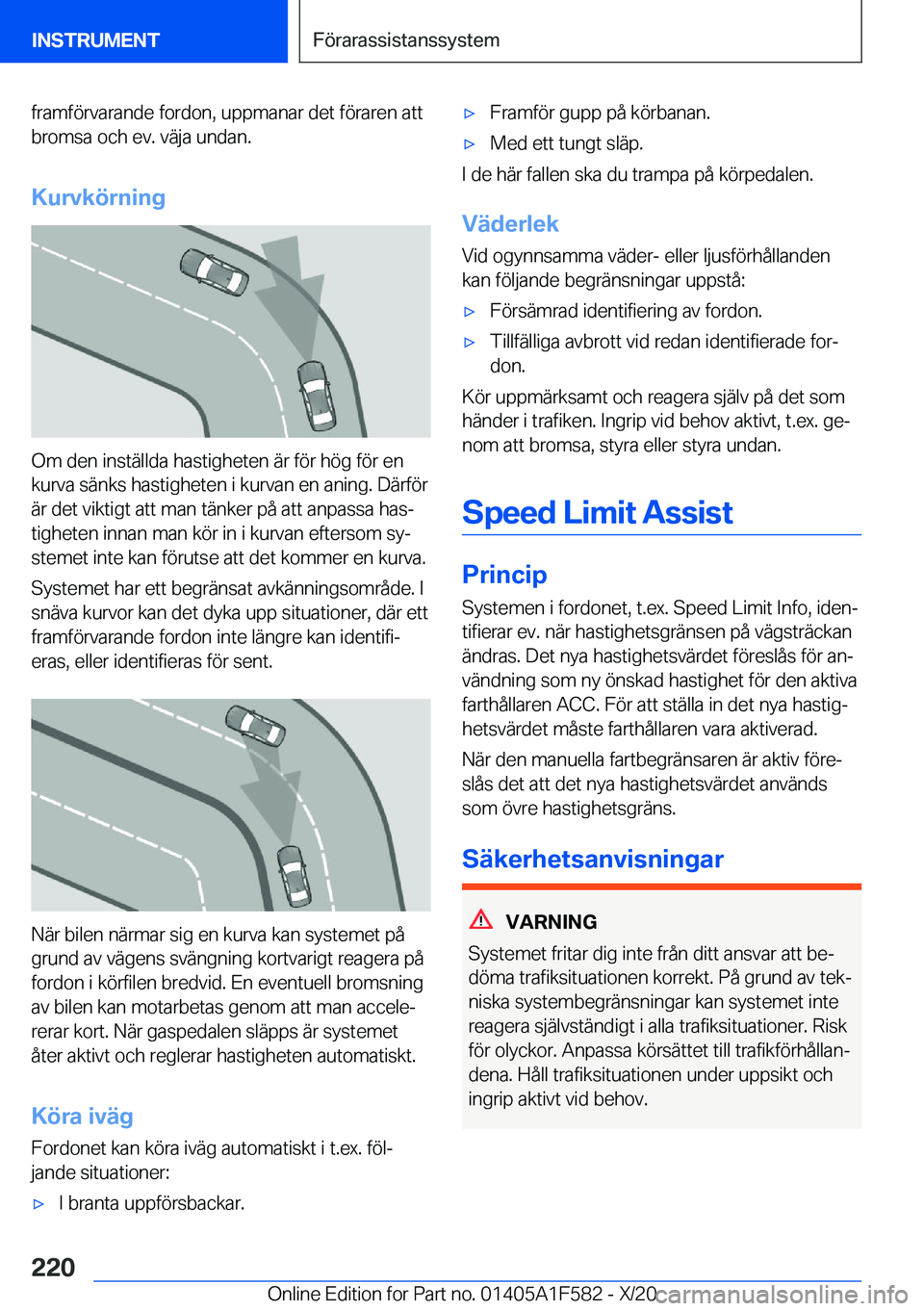 BMW X3 M 2021  InstruktionsbÖcker (in Swedish) �f�r�a�m�f�