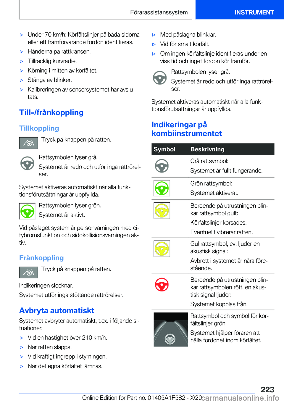 BMW X3 M 2021  InstruktionsbÖcker (in Swedish) 'x�U�n�d�e�r��7�0��k�m�/�h�:��K�