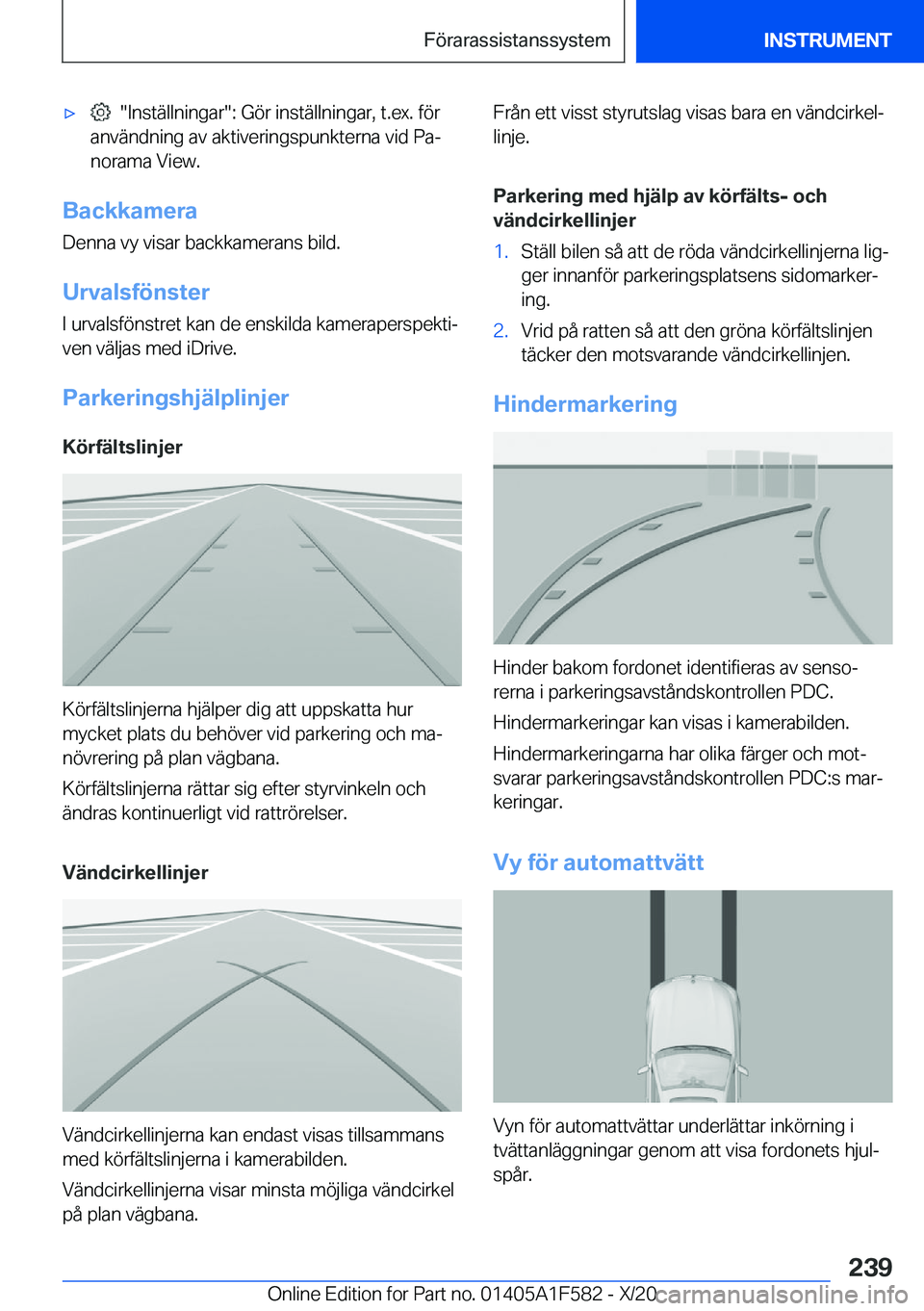 BMW X3 M 2021  InstruktionsbÖcker (in Swedish) 'x����I�n�s�t�ä�l�l�n�i�n�g�a�r��:��G�