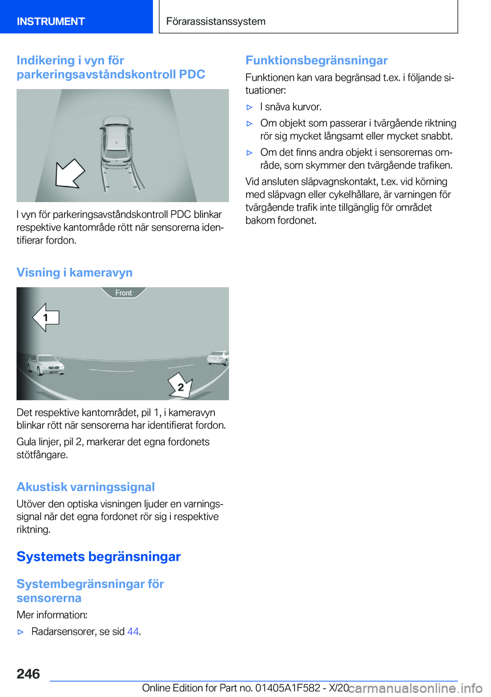 BMW X3 M 2021  InstruktionsbÖcker (in Swedish) �I�n�d�i�k�e�r�i�n�g��i��v�y�n��f�