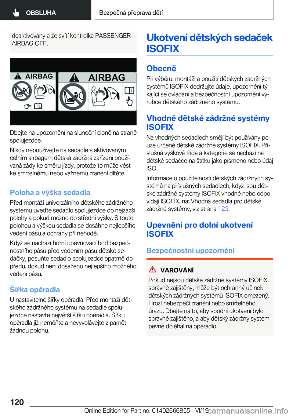 BMW X3 M 2020  Návod na použití (in Czech) �d�e�a�k�t�i�v�o�v�