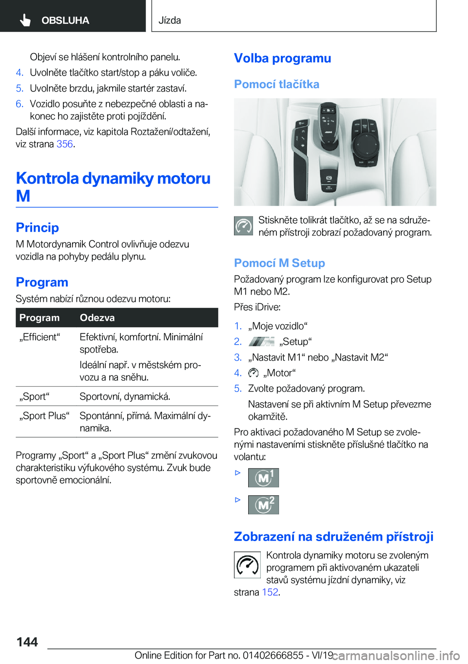BMW X3 M 2020  Návod na použití (in Czech) �O�b�j�e�v�