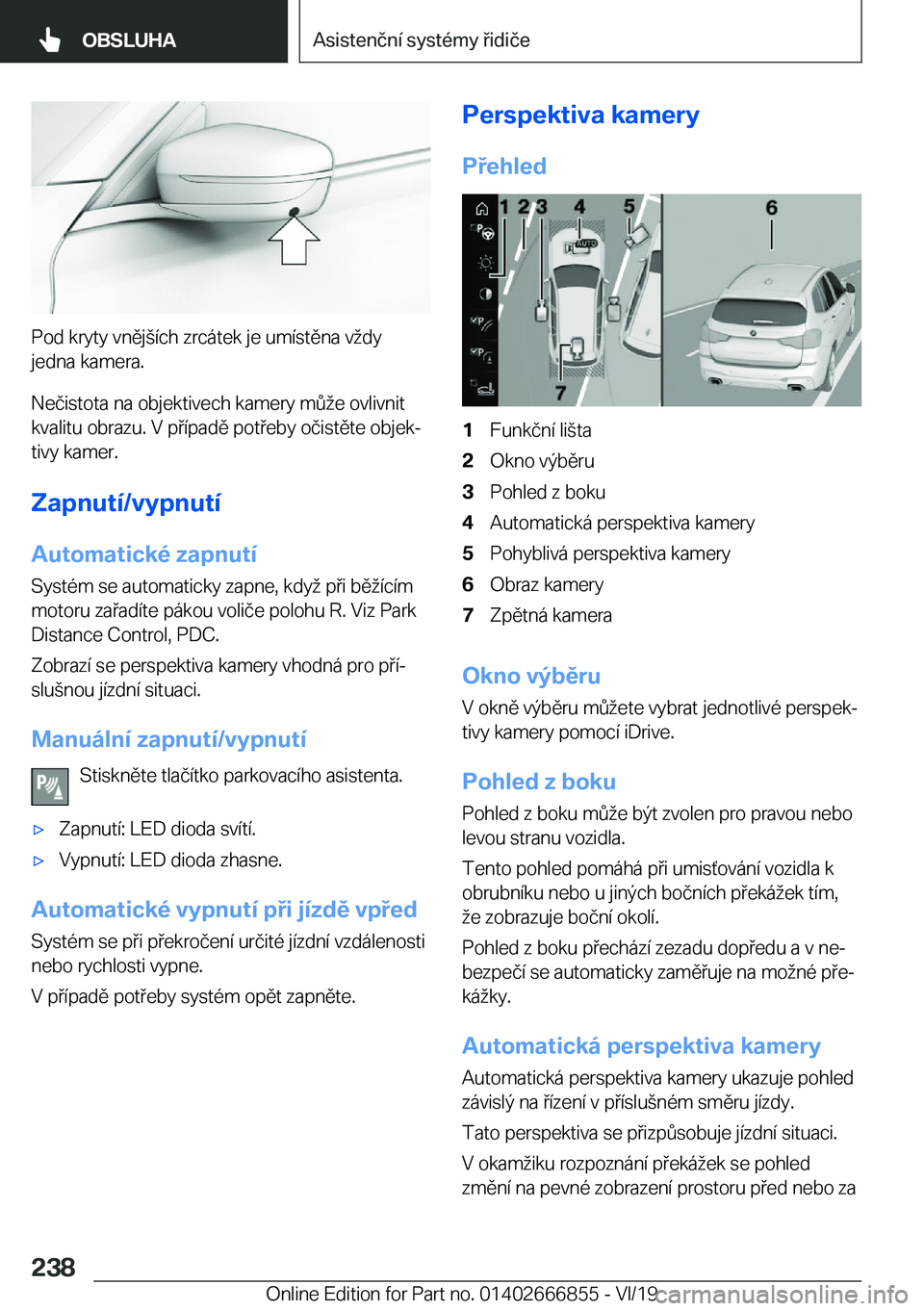 BMW X3 M 2020  Návod na použití (in Czech) �P�o�d��k�r�y�t�y��v�n�