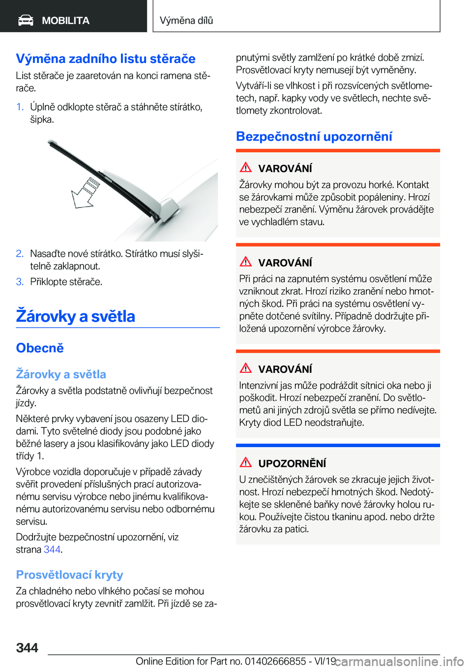 BMW X3 M 2020  Návod na použití (in Czech) �V�