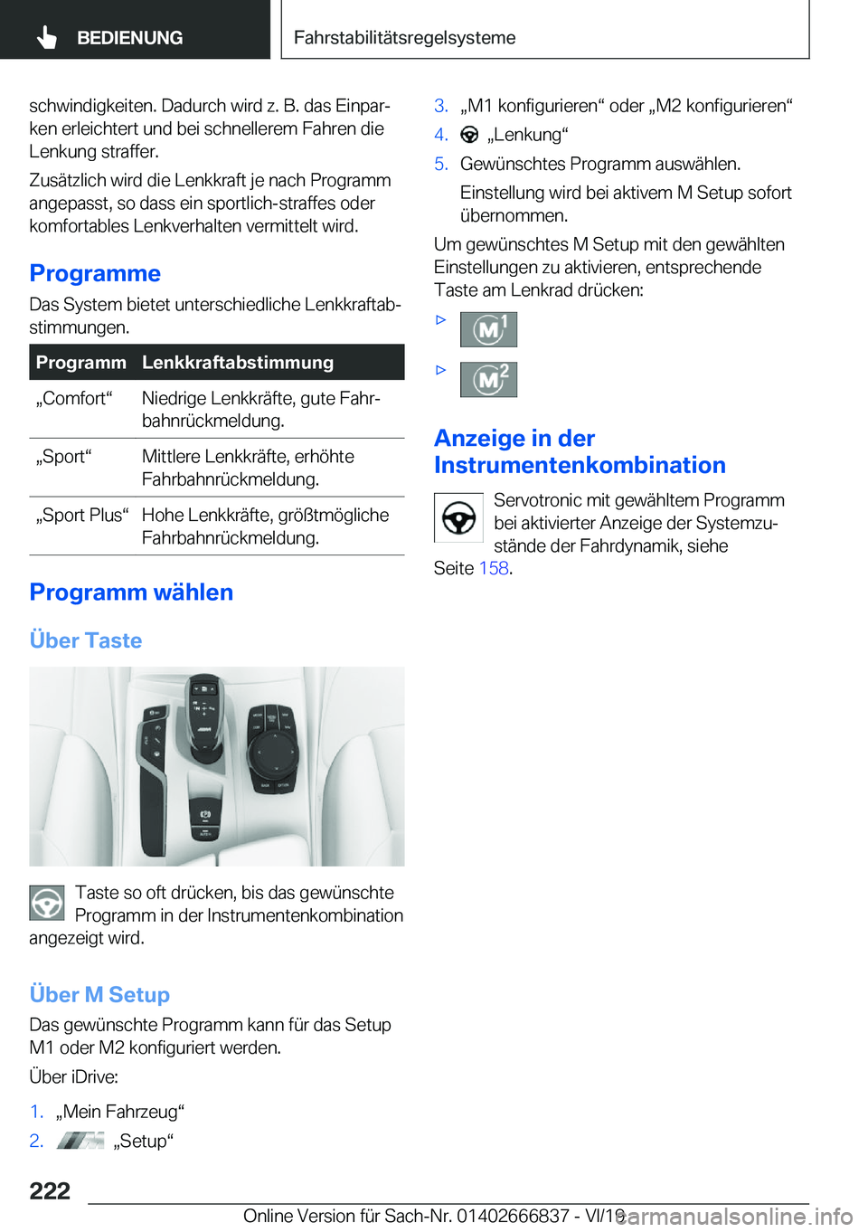 BMW X3 M 2020  Betriebsanleitungen (in German) �s�c�h�w�i�n�d�i�g�k�e�i�t�e�n�.��D�a�d�u�r�c�h��w�i�r�d��z�.��B�.��d�a�s��E�i�n�p�a�rj
�k�e�n��e�r�l�e�i�c�h�t�e�r�t��u�n�d��b�e�i��s�c�h�n�e�l�l�e�r�e�m��F�a�h�r�e�n��d�i�e �L�e�n�k�u�n