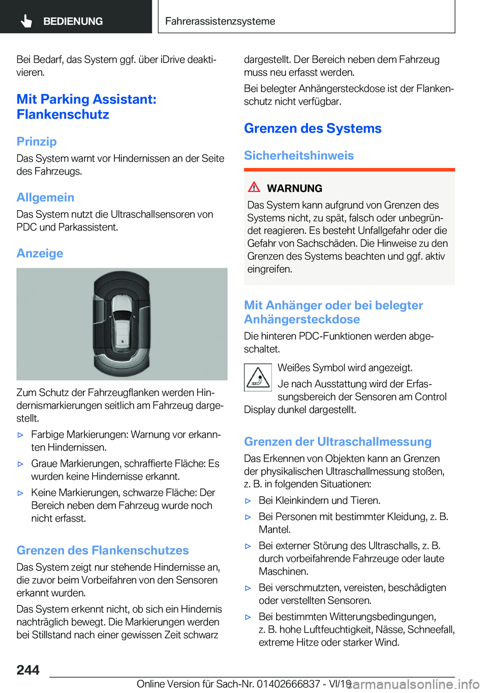 BMW X3 M 2020  Betriebsanleitungen (in German) �B�e�i��B�e�d�a�r�f�,��d�a�s��S�y�s�t�e�m��g�g�f�.��