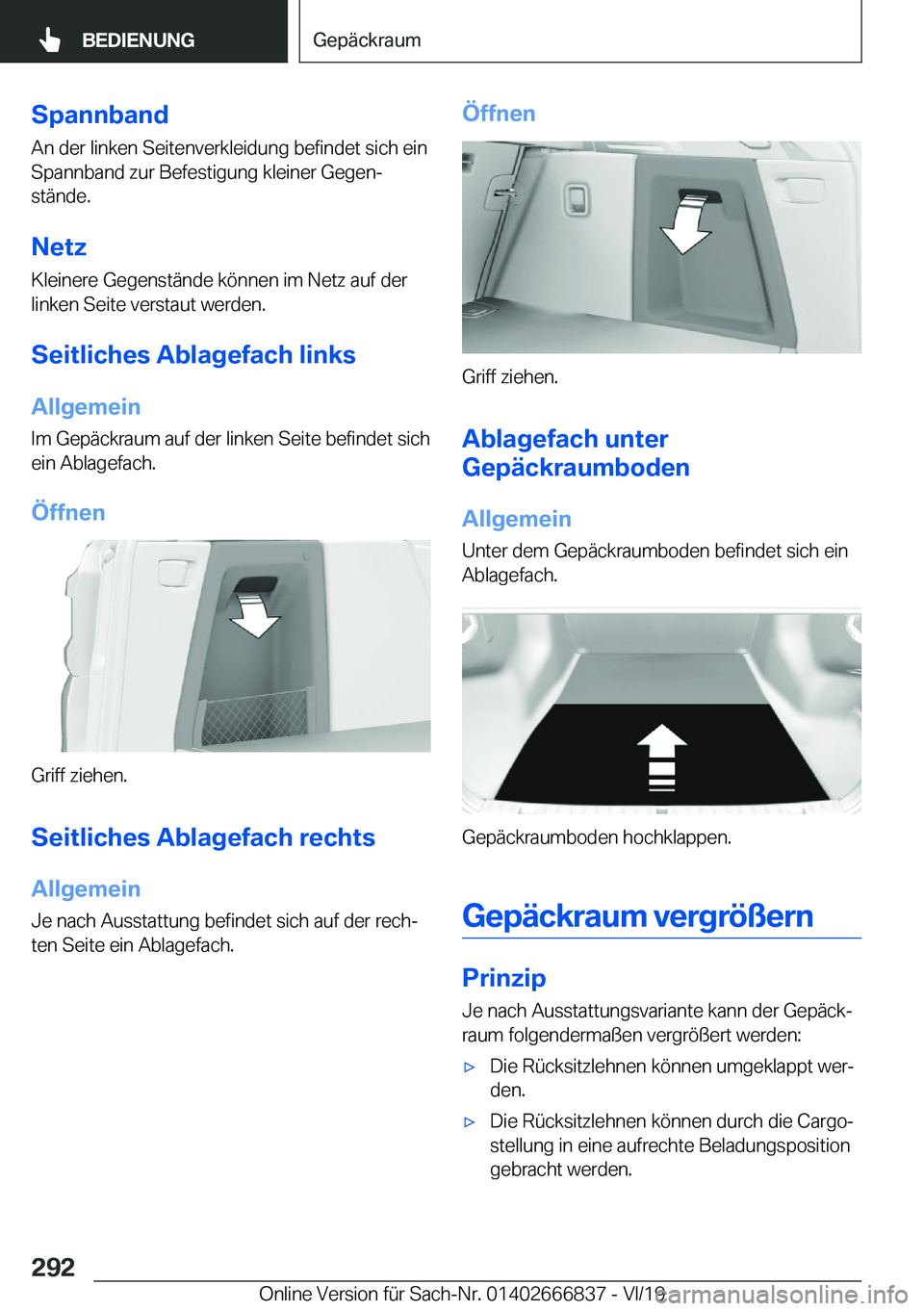 BMW X3 M 2020  Betriebsanleitungen (in German) �S�p�a�n�n�b�a�n�d
�A�n��d�e�r��l�i�n�k�e�n��S�e�i�t�e�n�v�e�r�k�l�e�i�d�u�n�g��b�e�f�i�n�d�e�t��s�i�c�h��e�i�n �S�p�a�n�n�b�a�n�d��z�u�r��B�e�f�e�s�t�i�g�u�n�g��k�l�e�i�n�e�r��G�e�g�e�nj�s