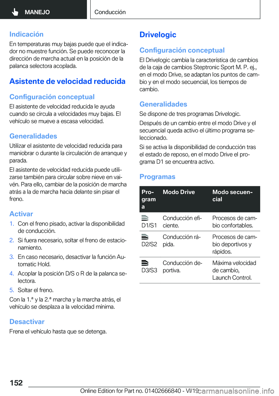 BMW X3 M 2020  Manuales de Empleo (in Spanish) �I�n�d�i�c�a�c�i�