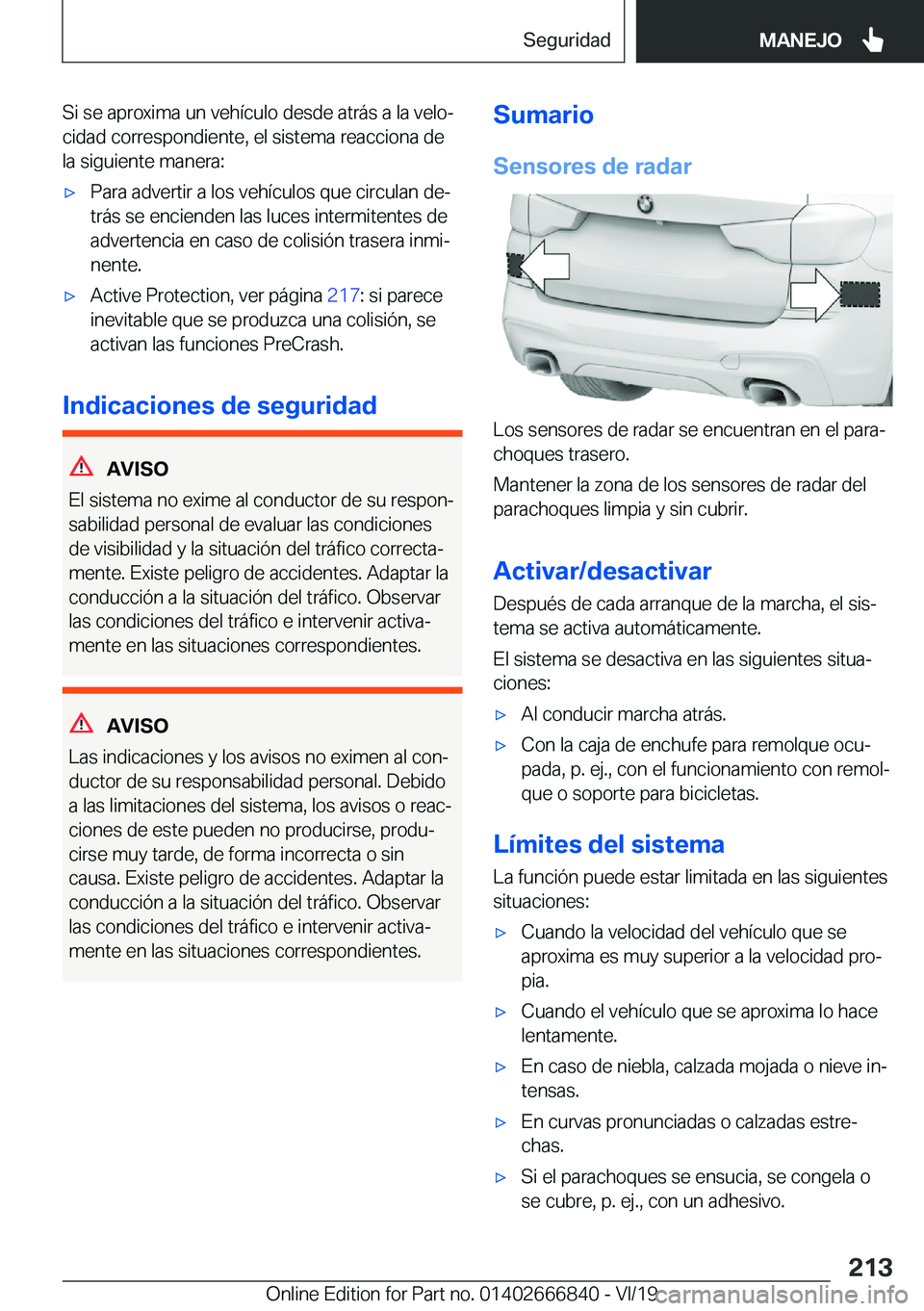 BMW X3 M 2020  Manuales de Empleo (in Spanish) �S�i��s�e��a�p�r�o�x�i�m�a��u�n��v�e�h�