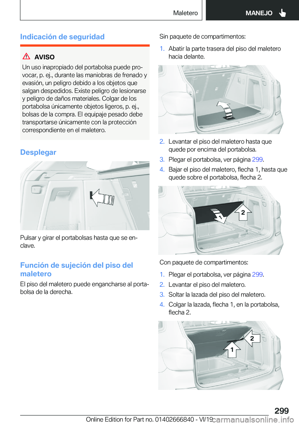 BMW X3 M 2020  Manuales de Empleo (in Spanish) �I�n�d�i�c�a�c�i�
