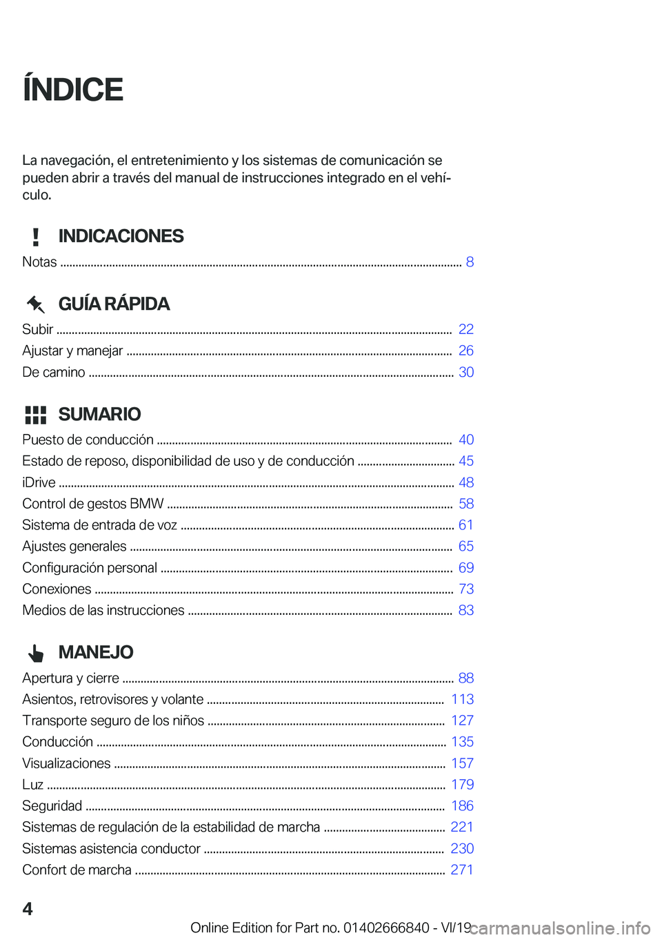 BMW X3 M 2020  Manuales de Empleo (in Spanish) �