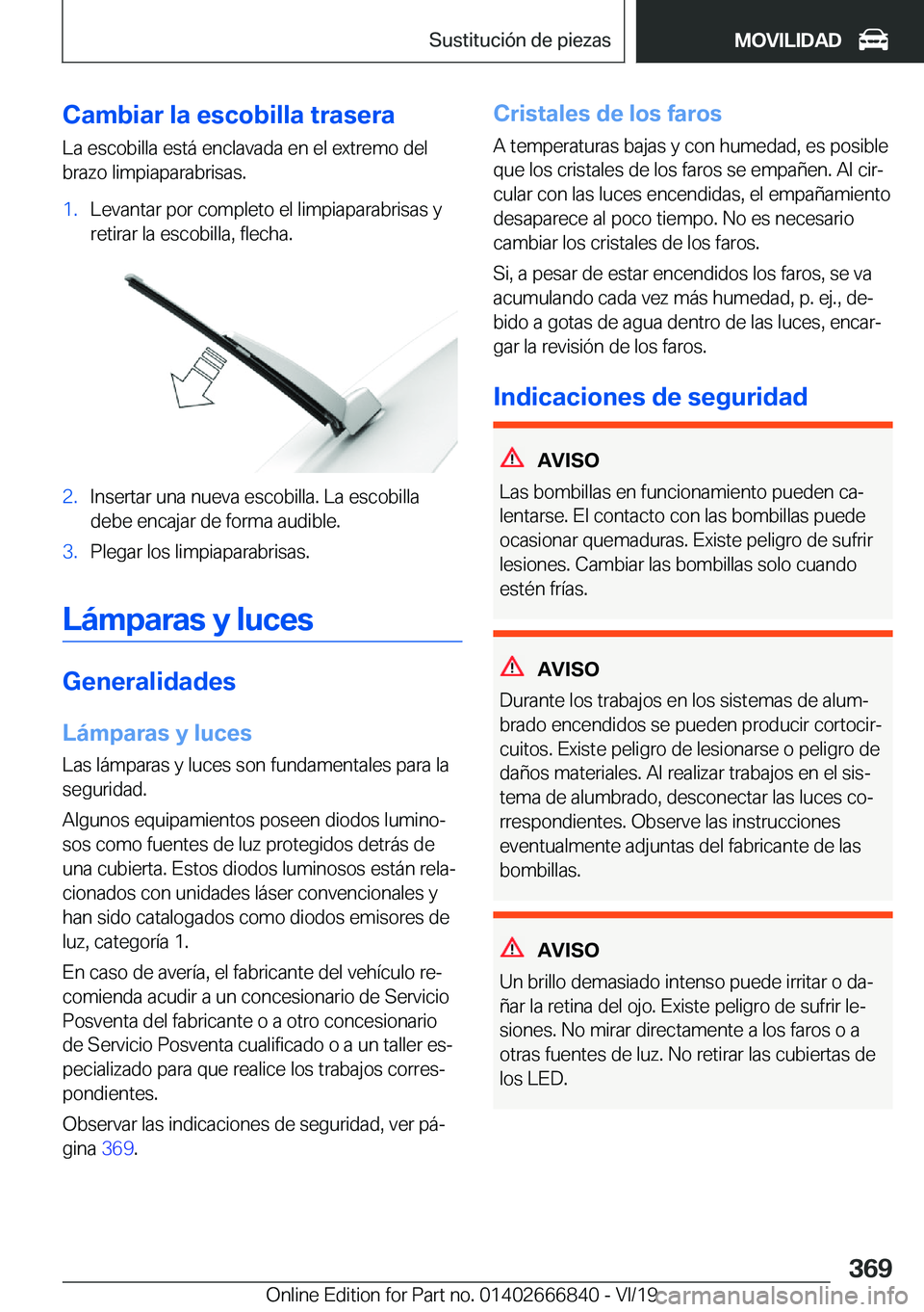 BMW X3 M 2020  Manuales de Empleo (in Spanish) �C�a�m�b�i�a�r��l�a��e�s�c�o�b�i�l�l�a��t�r�a�s�e�r�a�L�a��e�s�c�o�b�i�l�l�a��e�s�t�