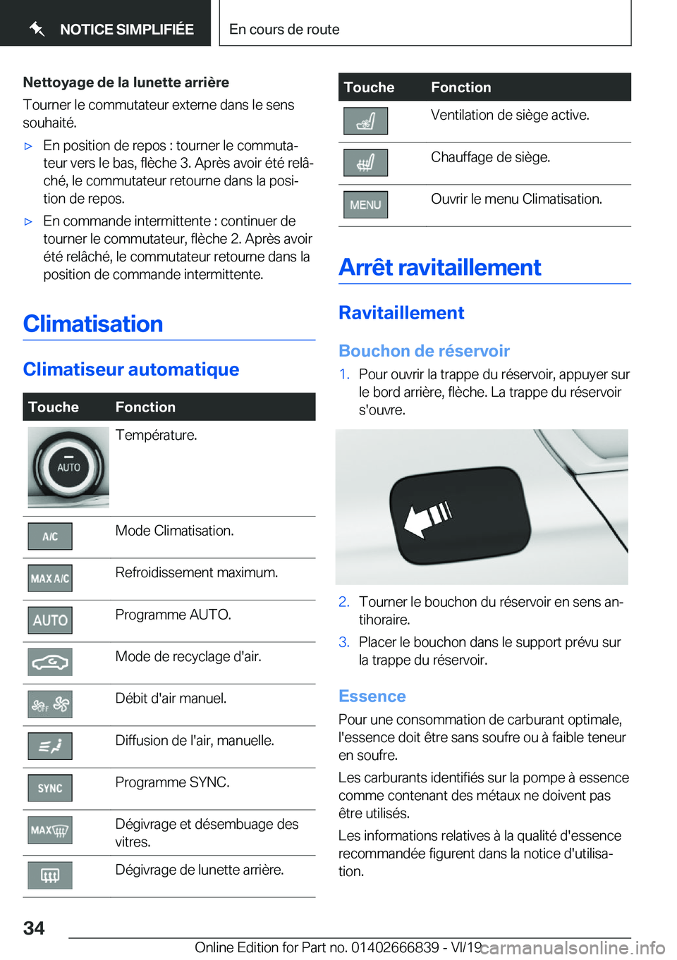 BMW X3 M 2020  Notices Demploi (in French) �N�e�t�t�o�y�a�g�e��d�e��l�a��l�u�n�e�t�t�e��a�r�r�i�è�r�e
�T�o�u�r�n�e�r��l�e��c�o�m�m�u�t�a�t�e�u�r��e�x�t�e�r�n�e��d�a�n�s��l�e��s�e�n�s
�s�o�u�h�a�i�t�é�.'x�E�n��p�o�s�i�t�i�o�n�