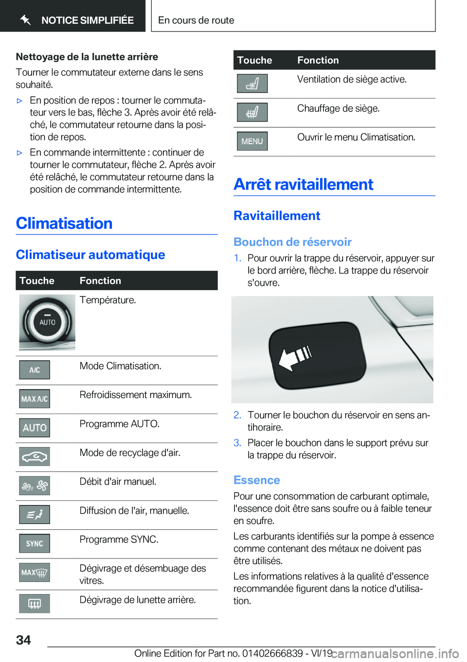 BMW X3 M 2020  Notices Demploi (in French) �N�e�t�t�o�y�a�g�e��d�e��l�a��l�u�n�e�t�t�e��a�r�r�i�è�r�e
�T�o�u�r�n�e�r��l�e��c�o�m�m�u�t�a�t�e�u�r��e�x�t�e�r�n�e��d�a�n�s��l�e��s�e�n�s
�s�o�u�h�a�i�t�é�.'x�E�n��p�o�s�i�t�i�o�n�