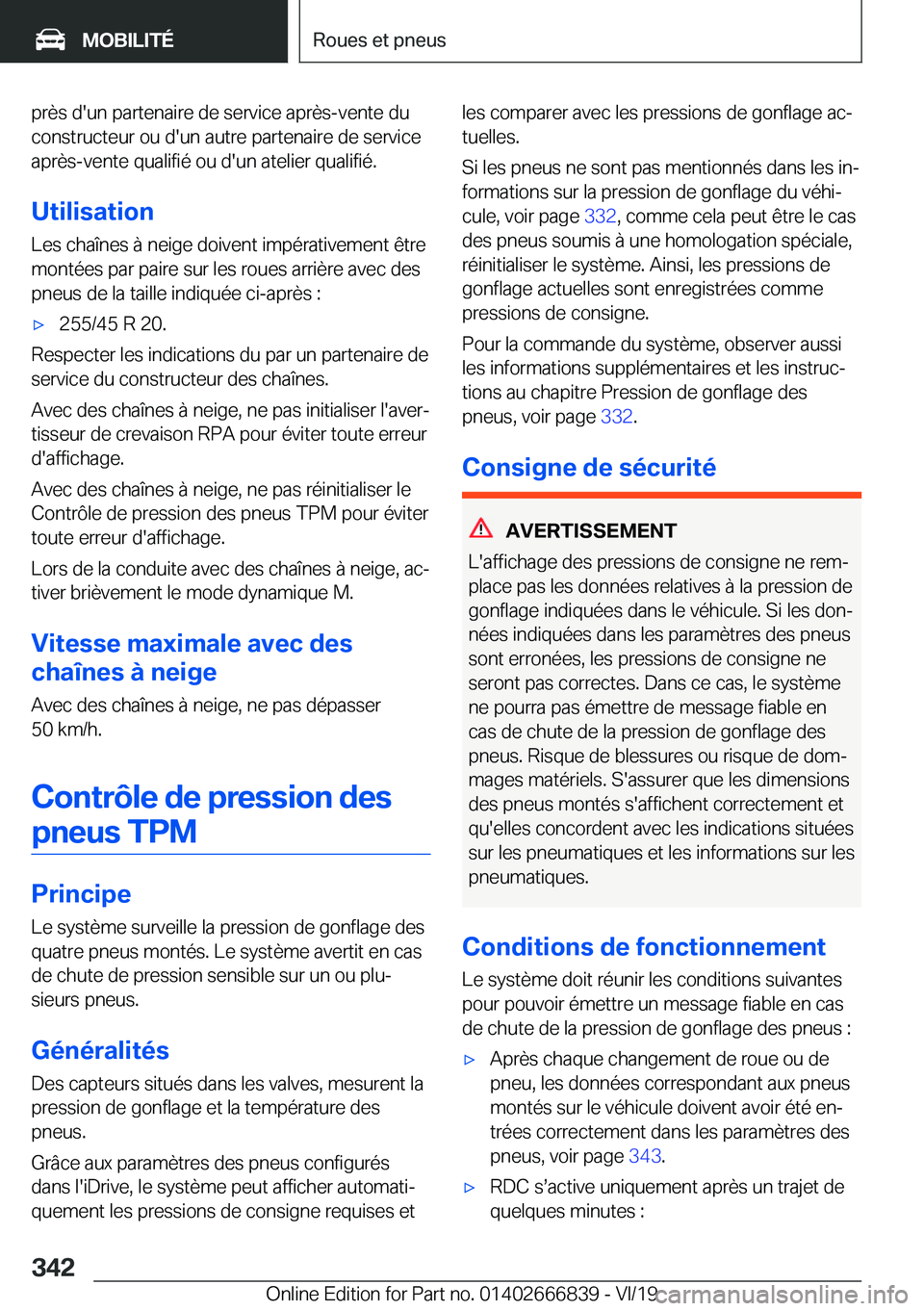 BMW X3 M 2020  Notices Demploi (in French) �p�r�è�s��d�'�u�n��p�a�r�t�e�n�a�i�r�e��d�e��s�e�r�v�i�c�e��a�p�r�è�s�-�v�e�n�t�e��d�u
�c�o�n�s�t�r�u�c�t�e�u�r��o�u��d�'�u�n��a�u�t�r�e��p�a�r�t�e�n�a�i�r�e��d�e��s�e�r�v�i�c�e
