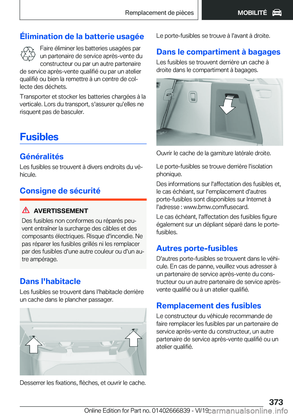 BMW X3 M 2020  Notices Demploi (in French) �
