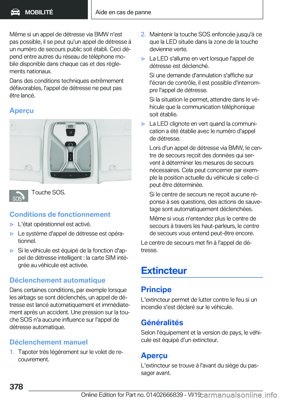 BMW X3 M 2020  Notices Demploi (in French) �M�ê�m�e��s�i��u�n��a�p�p�e�l��d�e��d�é�t�r�e�s�s�e��v�i�a��B�M�W��n�'�e�s�t
�p�a�s��p�o�s�s�i�b�l�e�,��i�l��s�e��p�e�u�t��q�u�'�u�n��a�p�p�e�l��d�e��d�é�t�r�e�s�s�e��