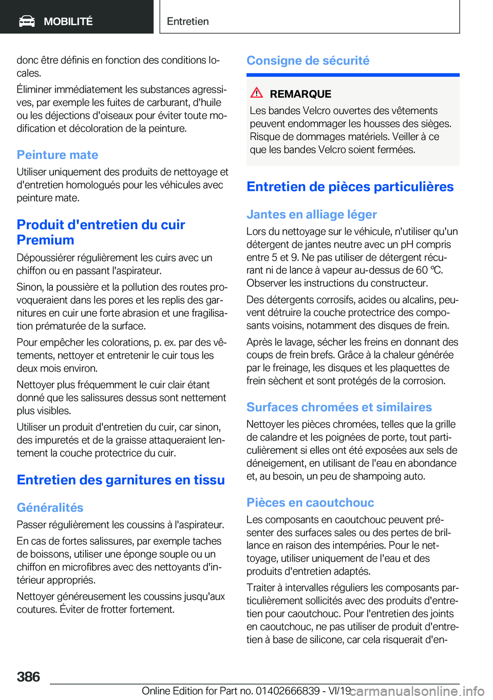 BMW X3 M 2020  Notices Demploi (in French) �d�o�n�c��ê�t�r�e��d�é�f�i�n�i�s��e�n��f�o�n�c�t�i�o�n��d�e�s��c�o�n�d�i�t�i�o�n�s��l�oj
�c�a�l�e�s�.
�