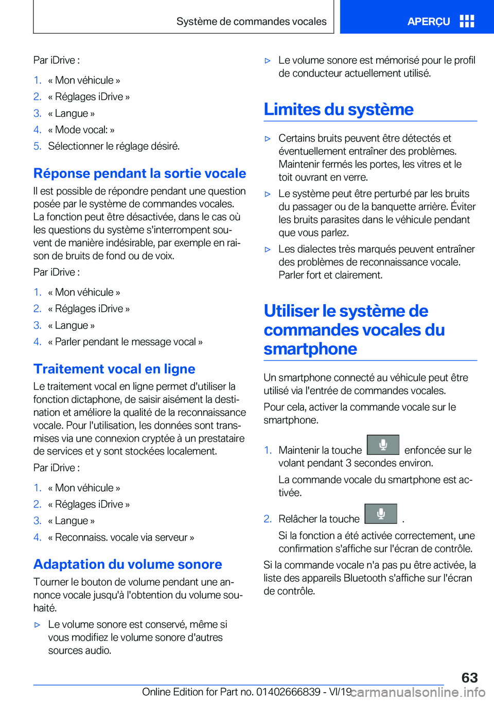 BMW X3 M 2020  Notices Demploi (in French) �P�a�r��i�D�r�i�v�e��:�1�.�k��M�o�n��v�é�h�i�c�u�l�e��{�2�.�k��R�é�g�l�a�g�e�s��i�D�r�i�v�e��{�3�.�k��L�a�n�g�u�e��{�4�.�k��M�o�d�e��v�o�c�a�l�:��{�5�.�S�é�l�e�c�t�i�o�n�n�e�r��l�e��