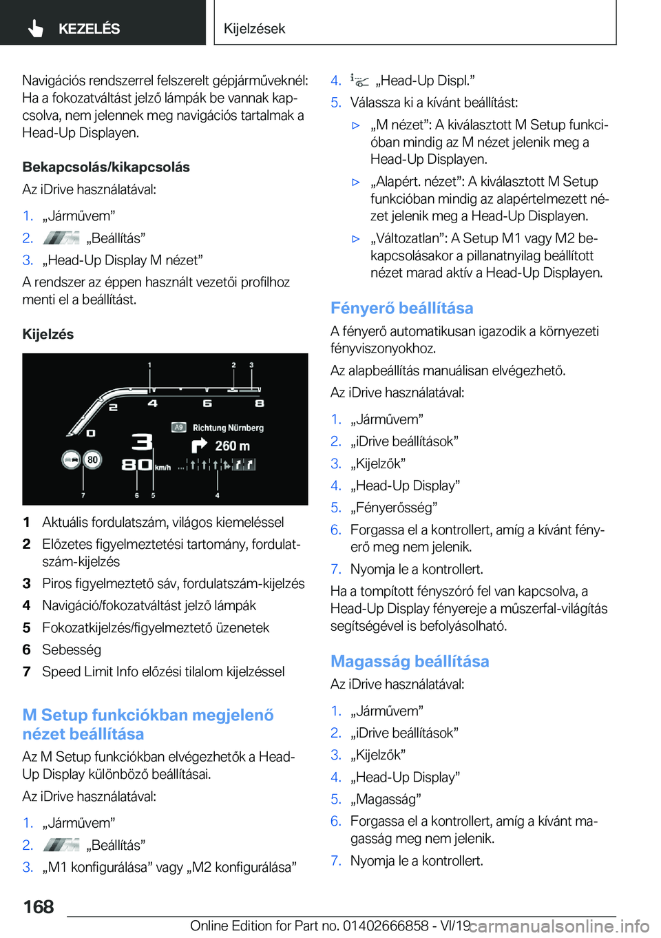BMW X3 M 2020  Kezelési útmutató (in Hungarian) �N�a�v�i�g�
