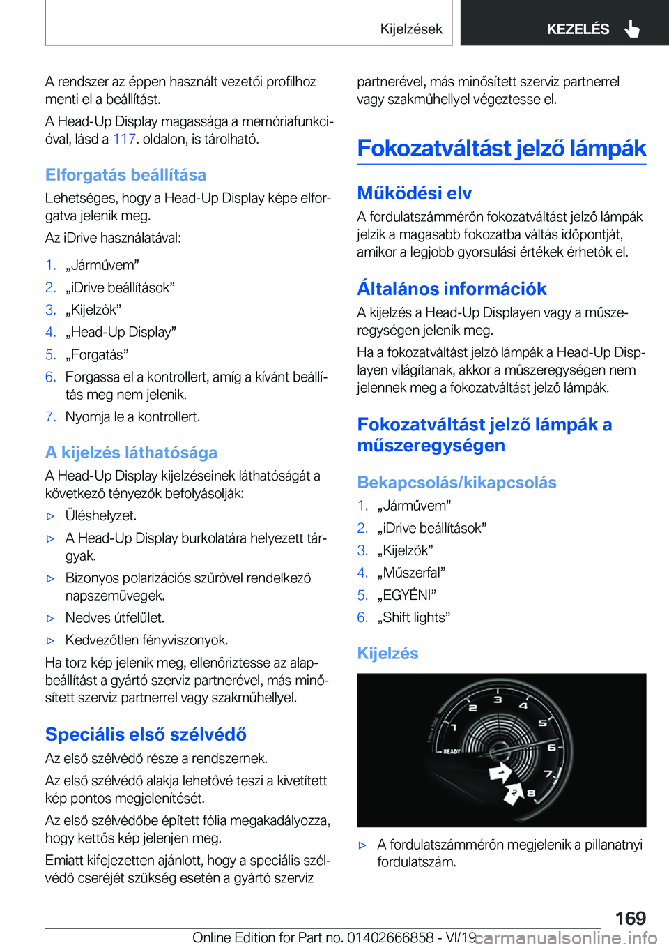 BMW X3 M 2020  Kezelési útmutató (in Hungarian) �A��r�e�n�d�s�z�e�r��a�z��