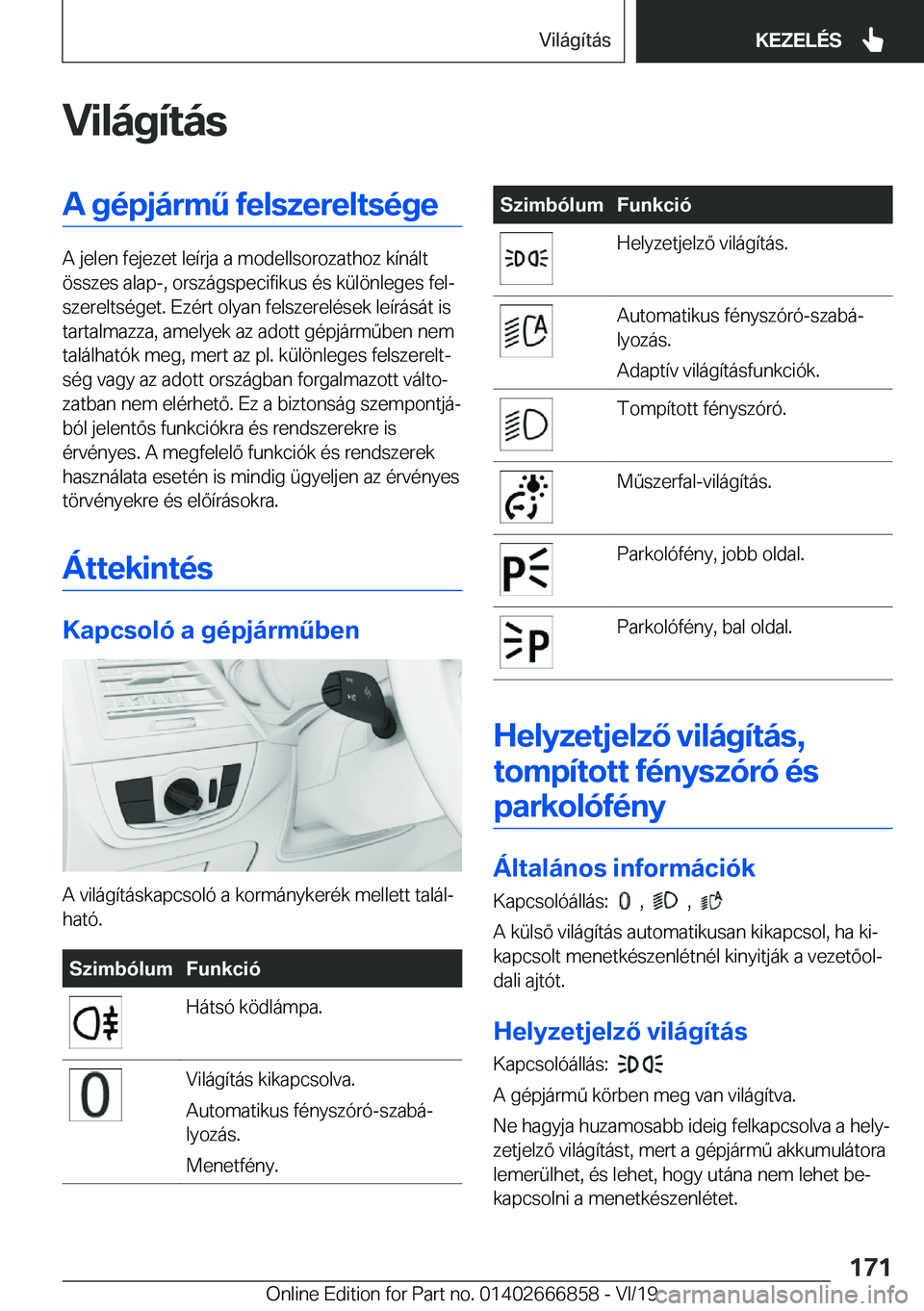 BMW X3 M 2020  Kezelési útmutató (in Hungarian) �V�i�l�
