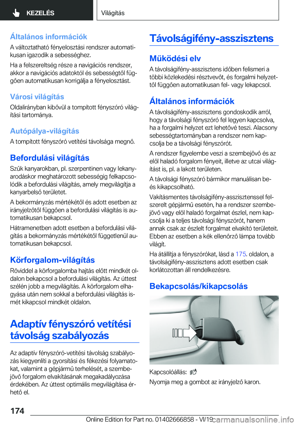 BMW X3 M 2020  Kezelési útmutató (in Hungarian) �