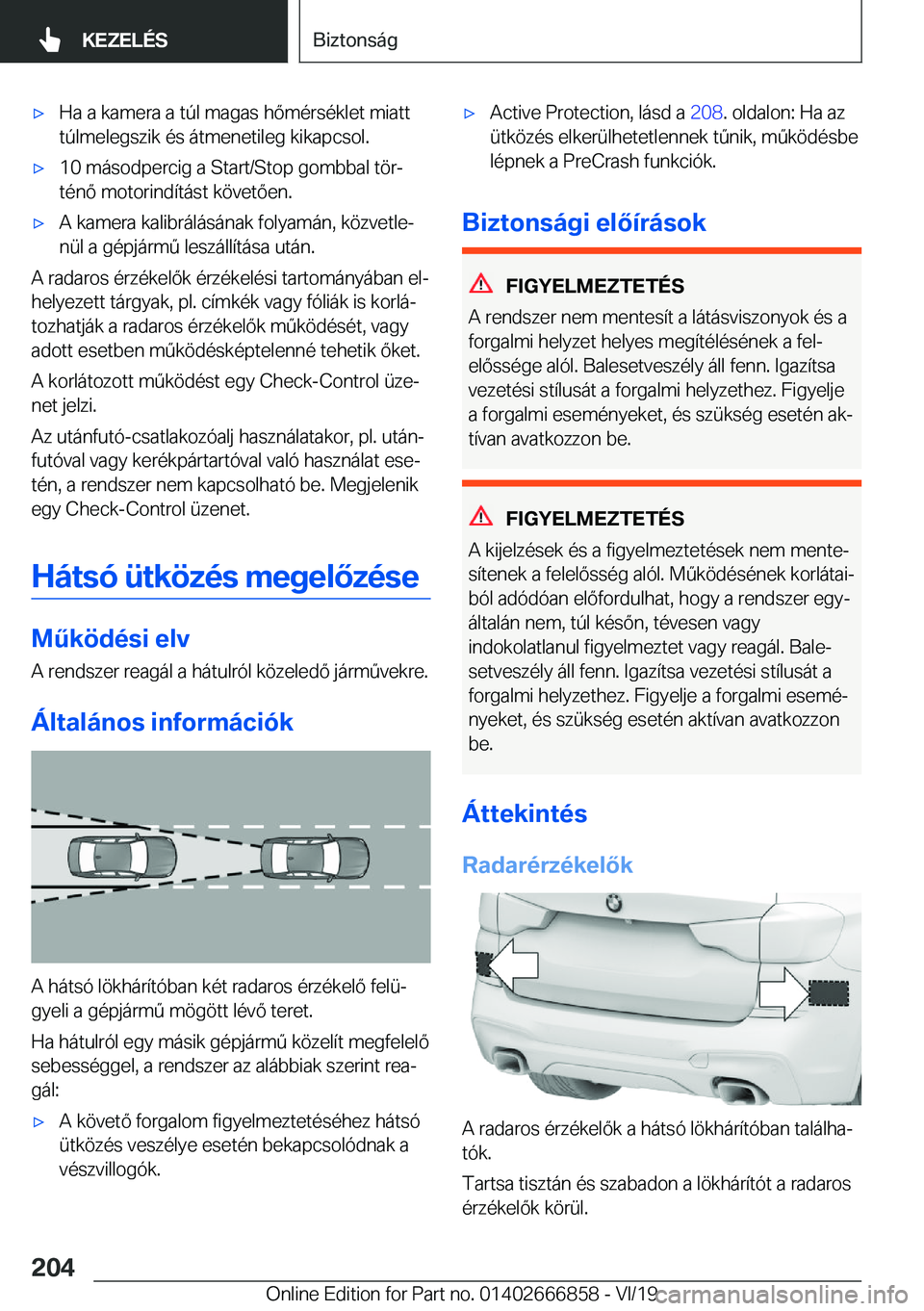 BMW X3 M 2020  Kezelési útmutató (in Hungarian) 'x�H�a��a��k�a�m�e�r�a��a��t�