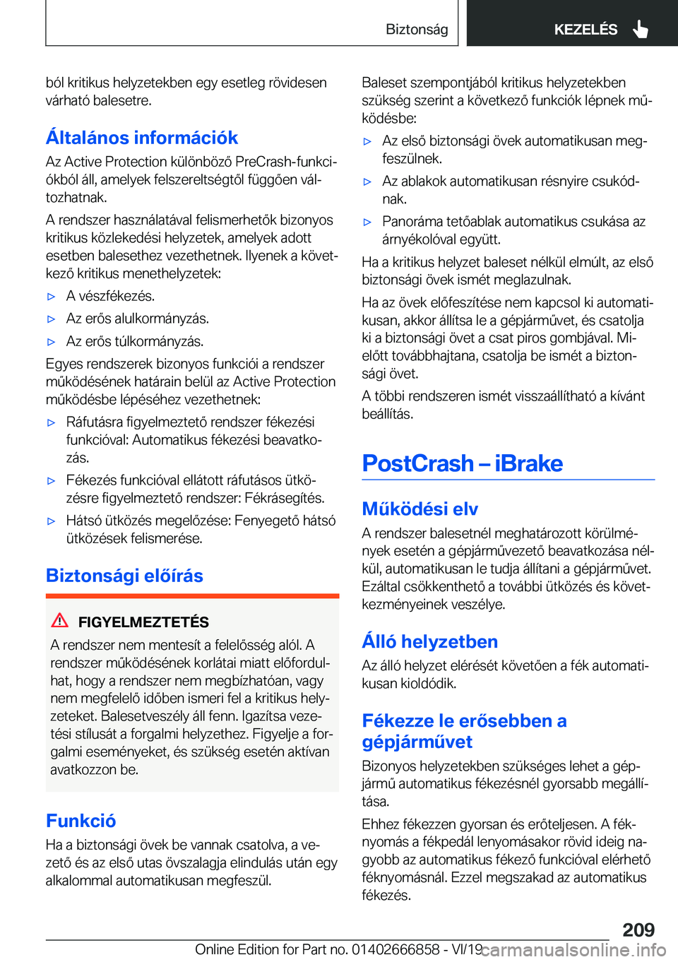 BMW X3 M 2020  Kezelési útmutató (in Hungarian) �b�